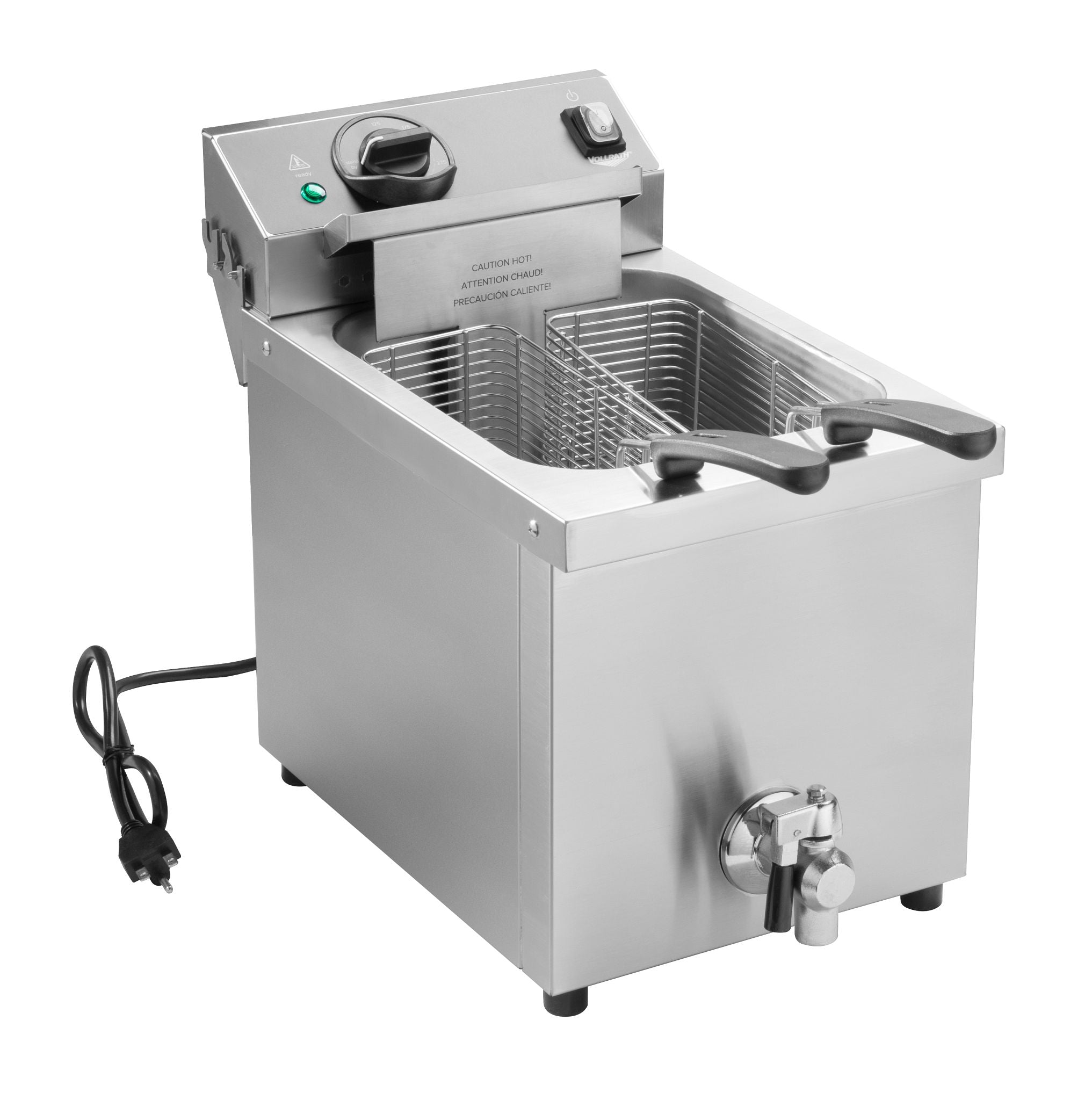 Vollrath Electric Countertop Deep Fryer, 15 lb, 208/240V Russell