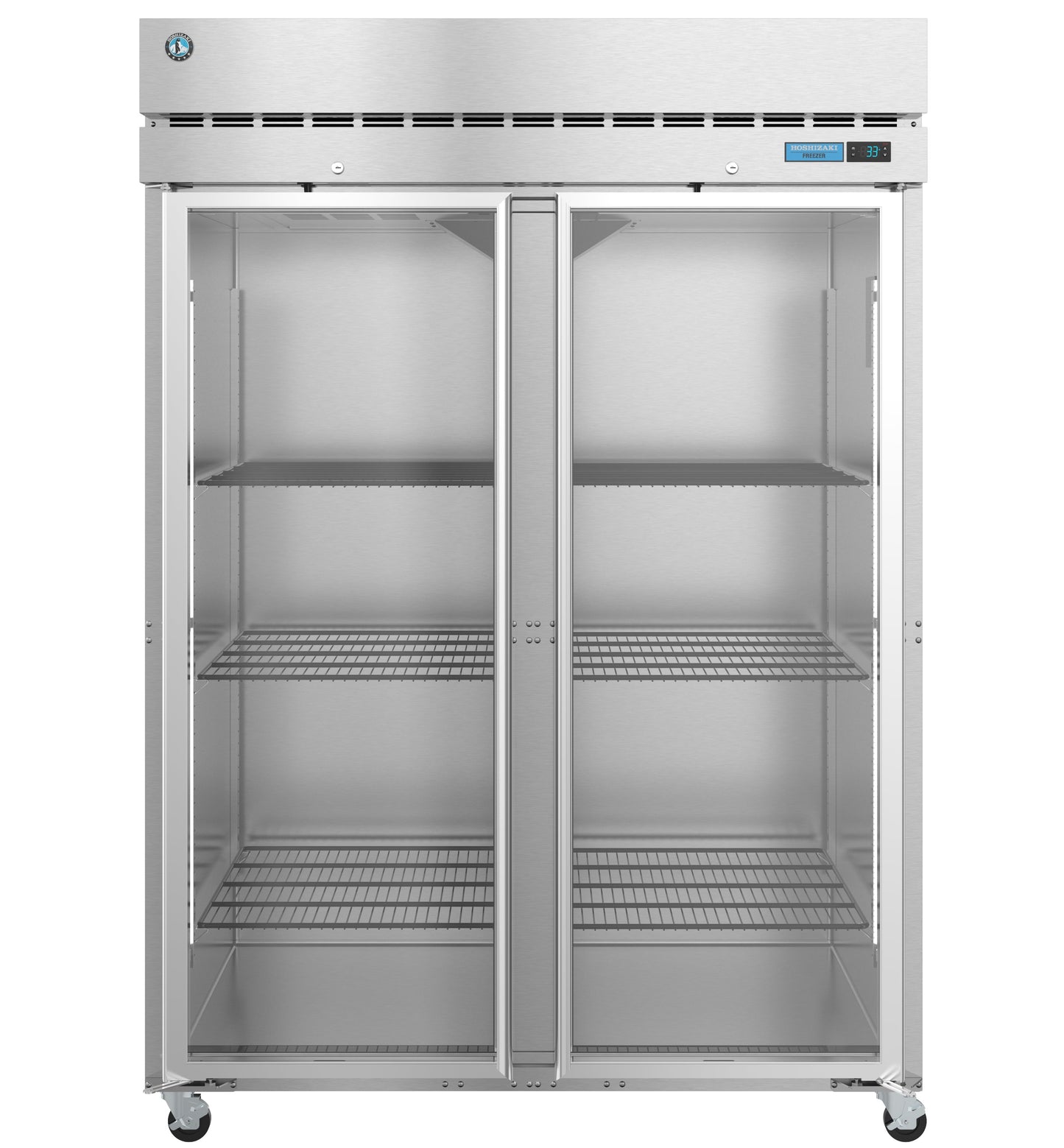 Hoshizaki | 50 CuFt Double Glass Door Reach-In Refrigerator, 115V