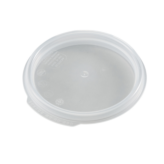 Cambro | Camwear Round Food Storage Container Seal Lid, 1 qt, Translucent