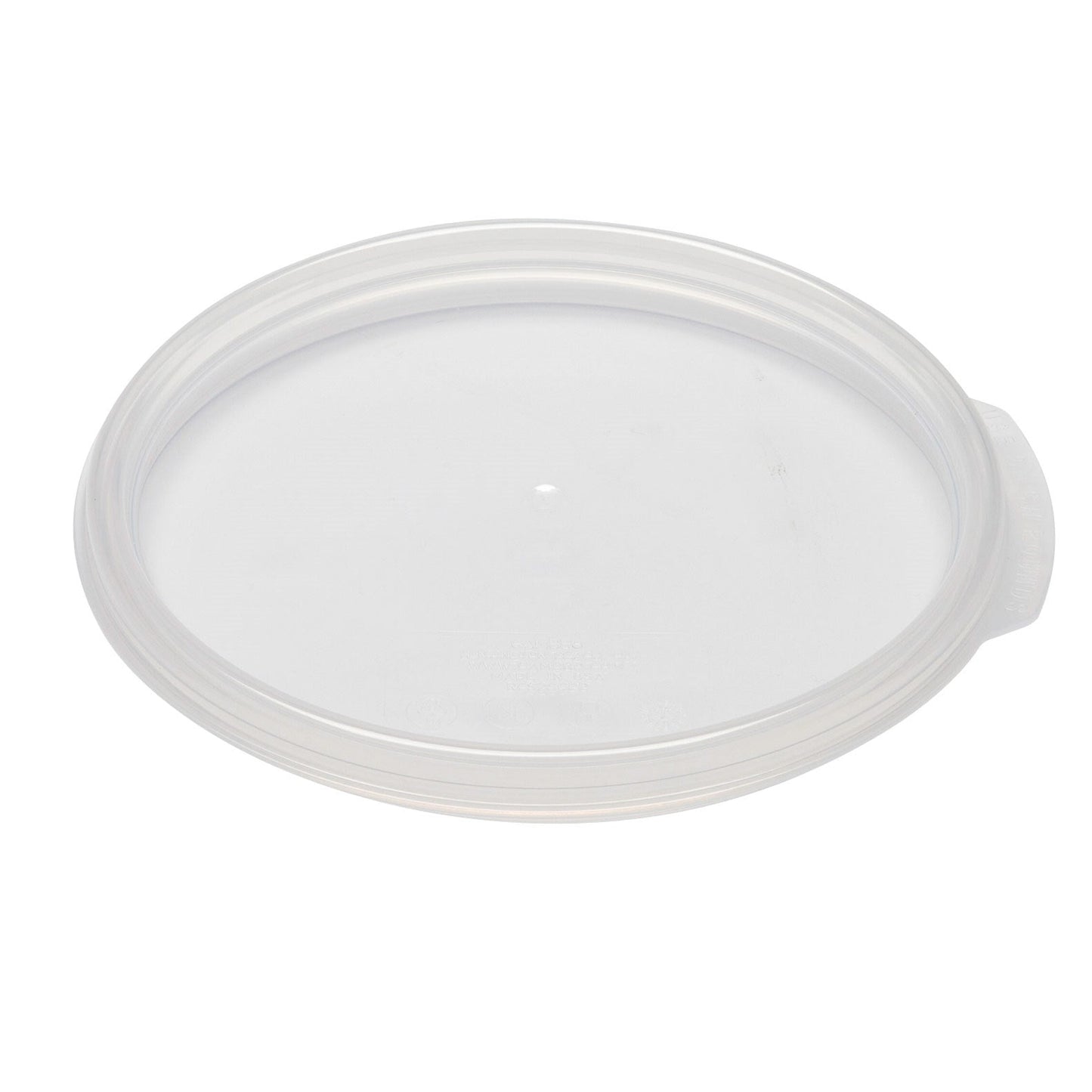 Cambro | Camwear Round Food Storage Container Seal Lid, 2-4 qt, Translucent