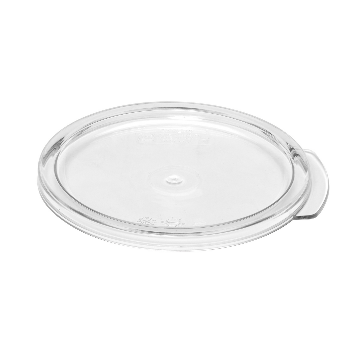 Cambro | Camwear Round Food Storage Container Lid, 1 qt, Clear