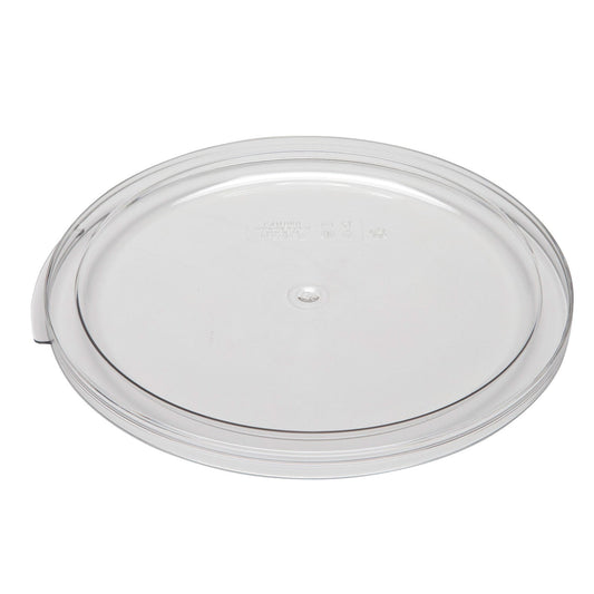 Cambro | Camwear Round Food Storage Container Lid, 12-22 qt, Clear