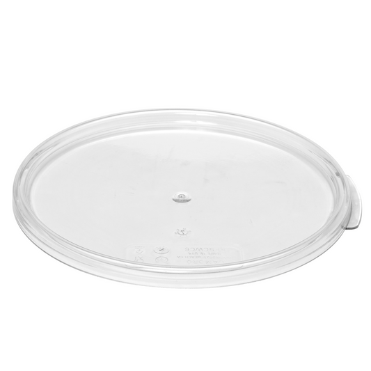 Cambro | Camwear Round Food Storage Container Lid, 6-8 qt, Clear