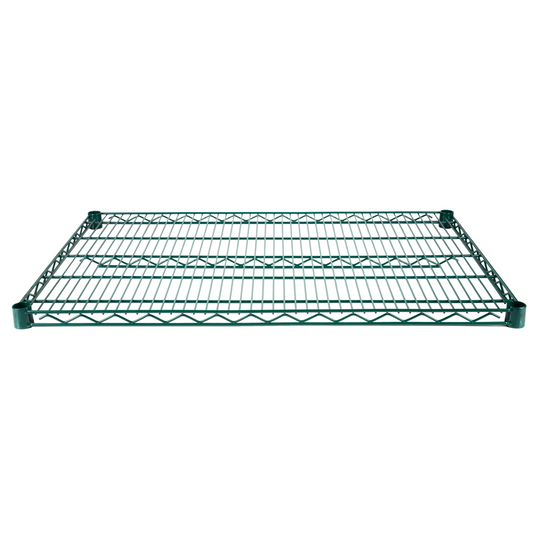 Torngat Shelving | Wire Shelf, 24" x 24", Green Epoxy