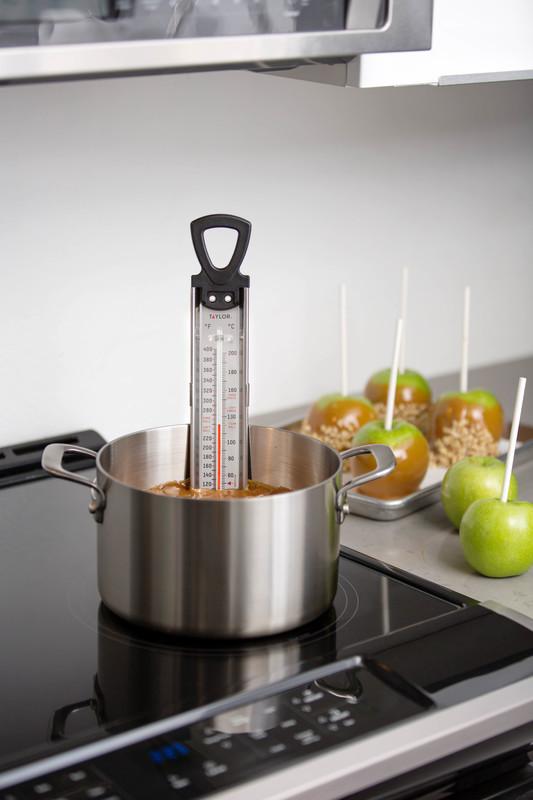 Taylor | Candy/Deep Fry Tube Thermometer, Stainless Steel Paddle w Handle - ChefEquipment.com