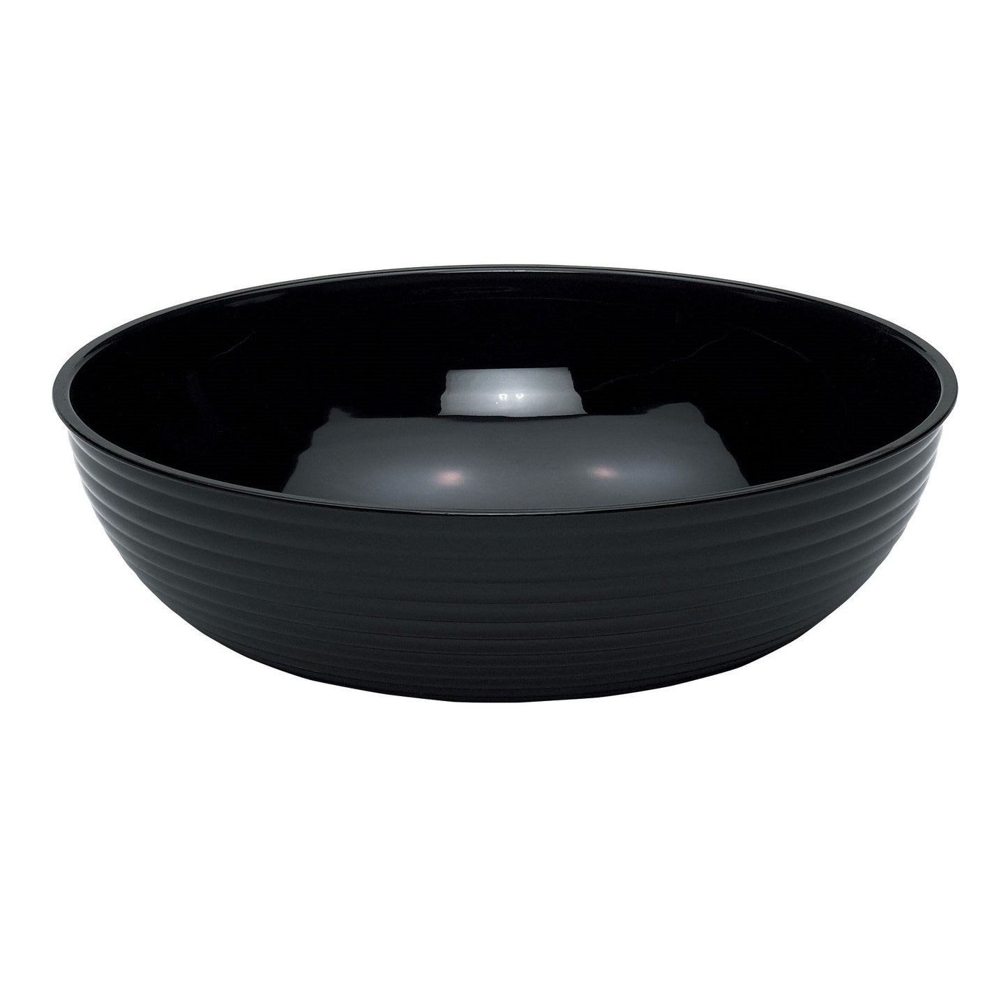 Cambro | Camwear Round Ribbed Bowl, 18", Black