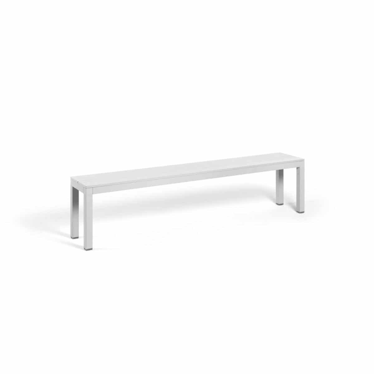 NARDI Rio Bench, 77", Aluminum, Bianco - 49053.00.000