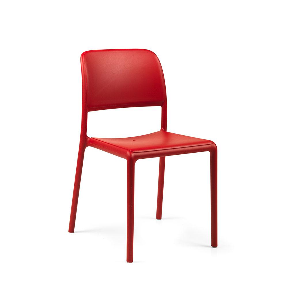 NARDI | Chaise d’appoint Riva, Rosso (paquet de 4)