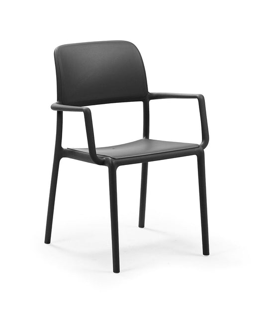 NARDI Riva Arm Chair, Anthracite (4-pack) - 40246.02.000