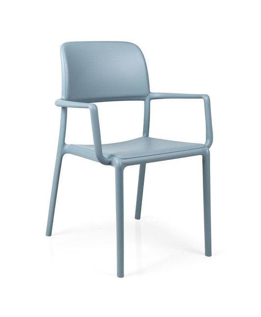 NARDI Riva Arm Chair, Celeste (4-pack) - 40246.39.000