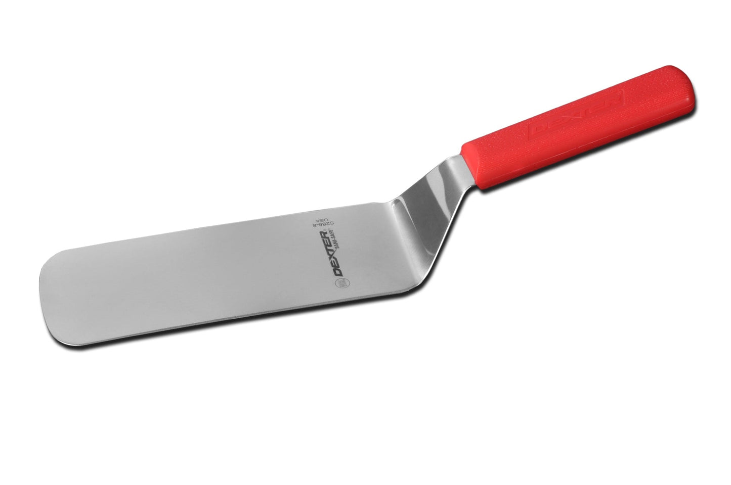 Dexter | Sani-Safe Turner, 8" x 3" Blade, Red Handle