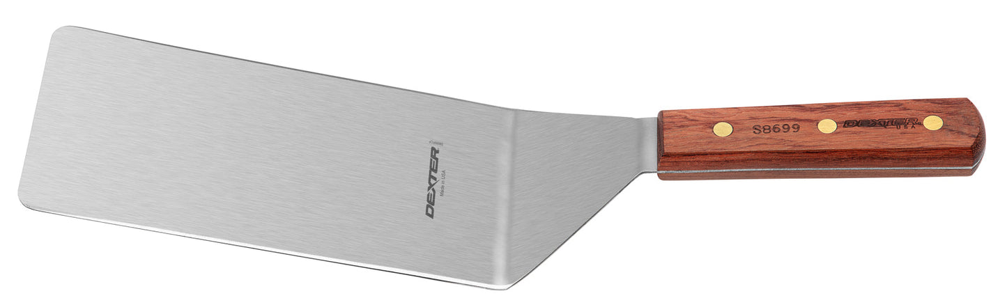 Dexter | Steak Turner, 8" x 4", Wood Handle