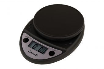 San Jamar | Round Digital Scale, 11 lb, Black