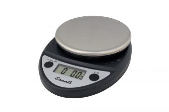 San Jamar | Round Professional Digital Scale, 11 lb, Black