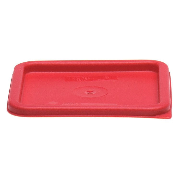 Cambro | CamSquare Food Storage Container Lid, 6-8 qt, Red