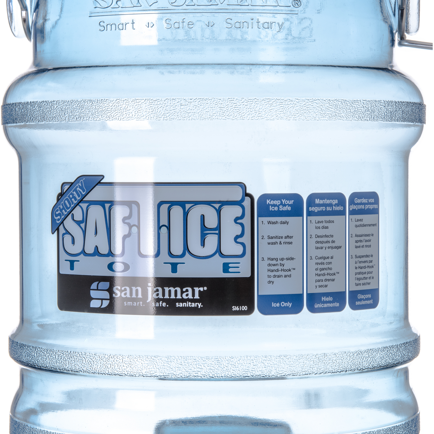 San Jamar | Saf-T-Ice Tote, 5 Gal