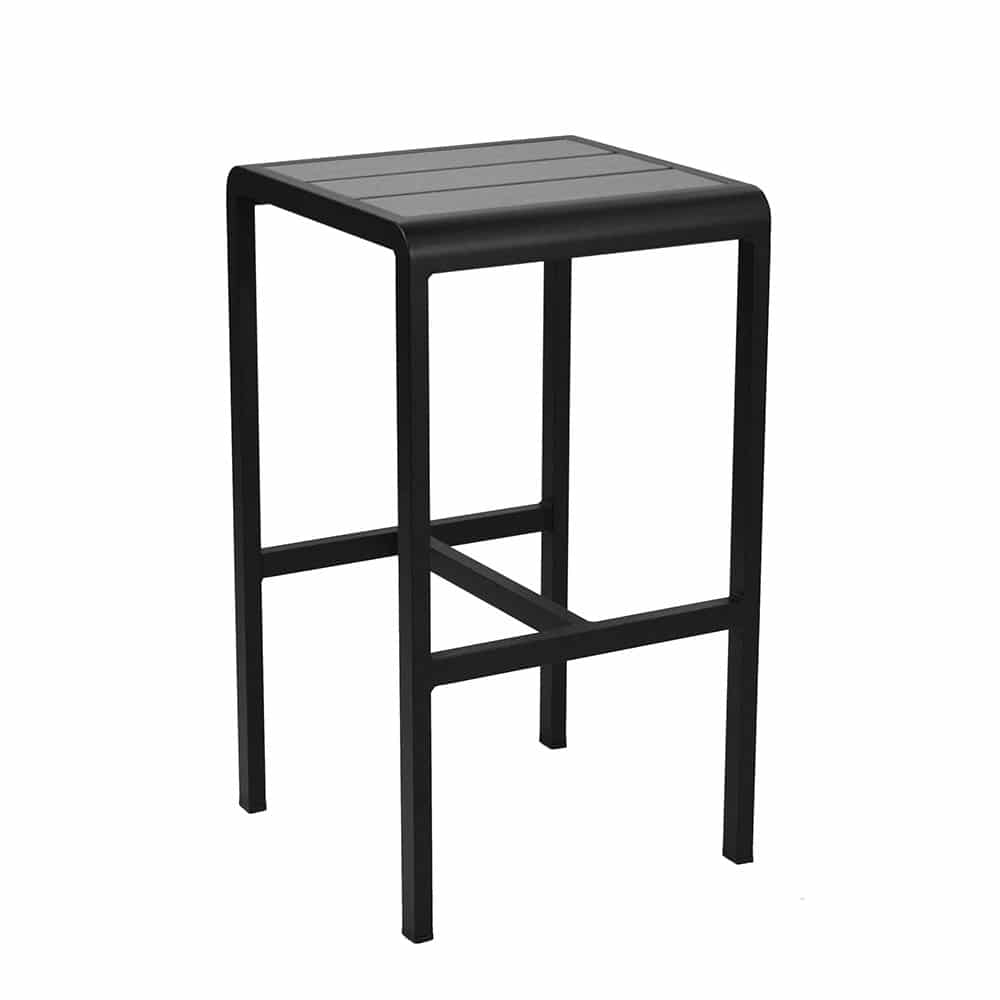 Emu Sid Backless Bar Stool, Antique Black/Grey Finish (2-pack) - 1221-24-400