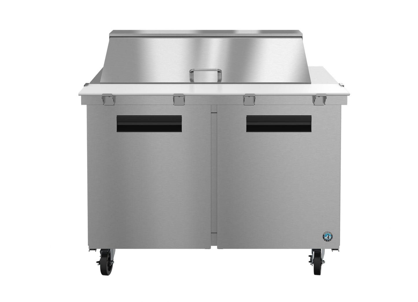 Hoshizaki | SR48B-18M Réfrigérateur de table de préparation Mega Top à deux portes, 18 casseroles, 48 po, 115 V