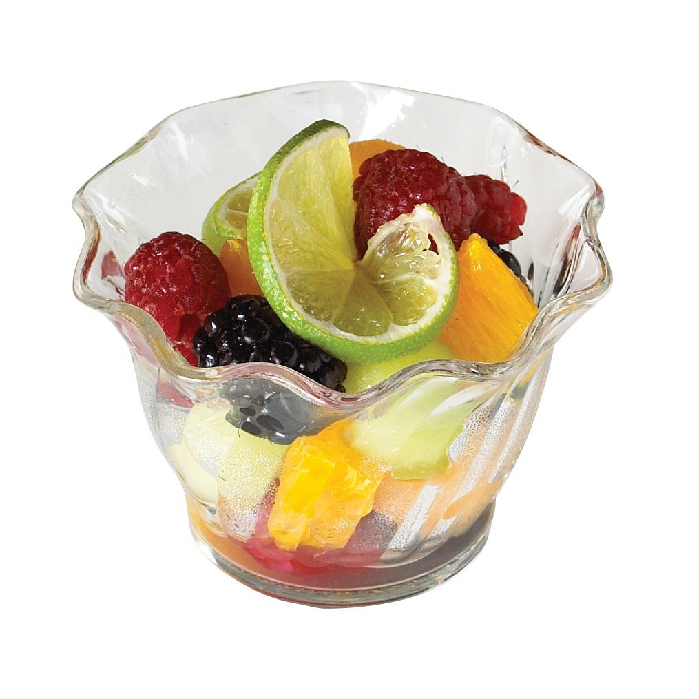 Cambro | Camwear Swirl Bowl, 5 oz, Clear - ChefEquipment.com