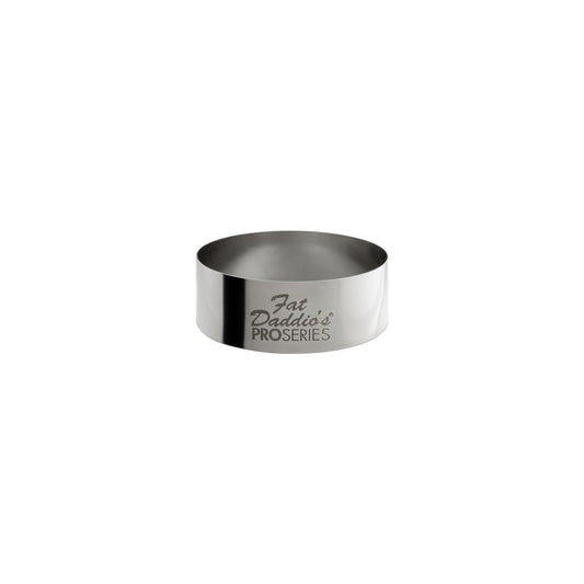 Fat Daddio's | ProSeries Cake and Pastry Ring, 2" x 0.75", Stainless Steel