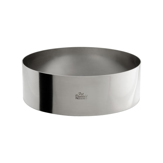 Fat Daddio's ProSeries Cake and Pastry Ring, 9" x 3", Stainless Steel, FINAL SALE - SSRD-9030