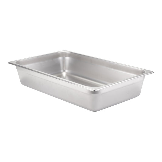 Browne | Full Size Food Pan, 4" Deep, 24 Gauge Stainless Steel