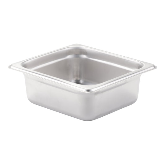 Browne | 1/6 Size Food Pan, 2.5" Deep, 24 Gauge Stainless Steel