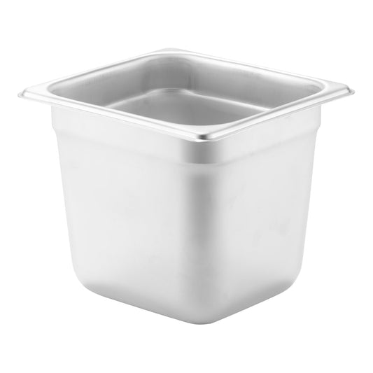 Browne | 1/6 Size Food Pan, 6" Deep, 24 Gauge Stainless Steel