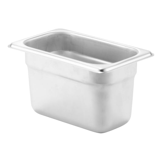 Browne | 1/9 Size Food Pan, 4" Deep, 24 Gauge Stainless Steel