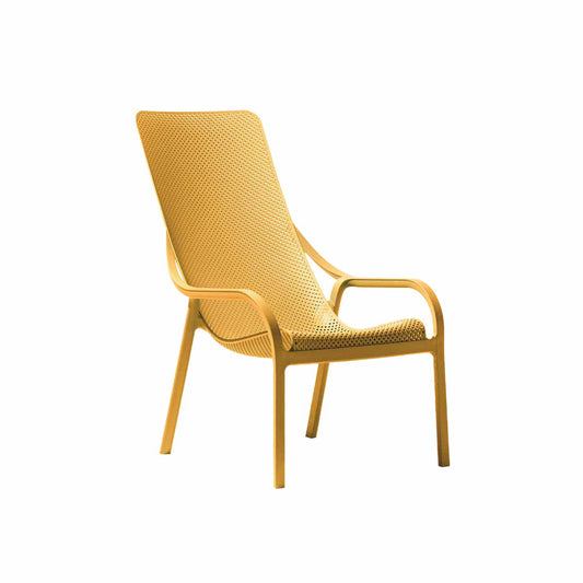 NARDI Net Lounge Chair, Senape (4-pack) - 40329.56.000