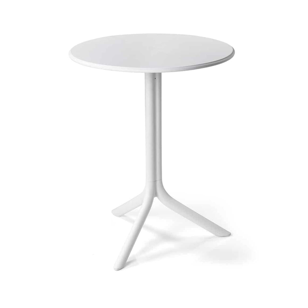 NARDI Spritz Adjustable Height Table, 24" Round, Bianco - 40058.00.000