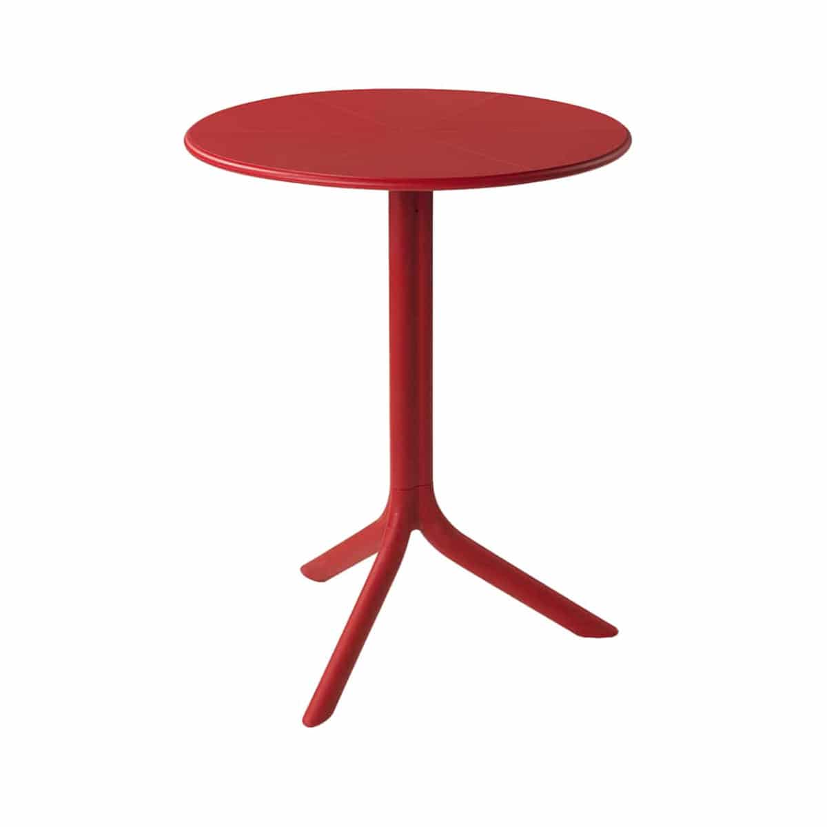 Table ronde NARDI Spritz à hauteur réglable, 61 cm (24 po), Rosso - 40058.07.000