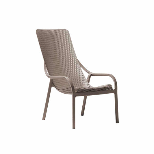 NARDI Net Lounge Chair, Tortora (4-pack) - 40329.10.000
