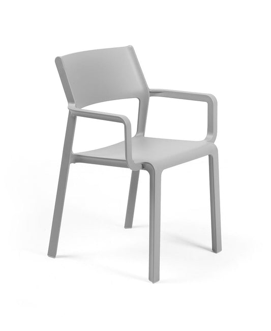 NARDI Trill Arm Chair, Grigio (4-pack) - 40250.03.000
