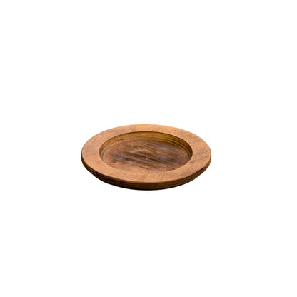 Lodge | Round Wood Underliner, 6.5", Walnut