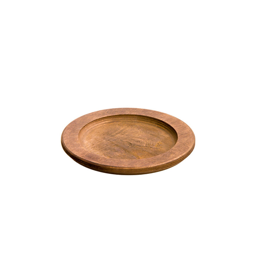 Lodge | Round Wood Underliner, 7.25", Walnut