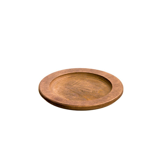 Lodge | Round Wood Underliner, 7.25", Walnut