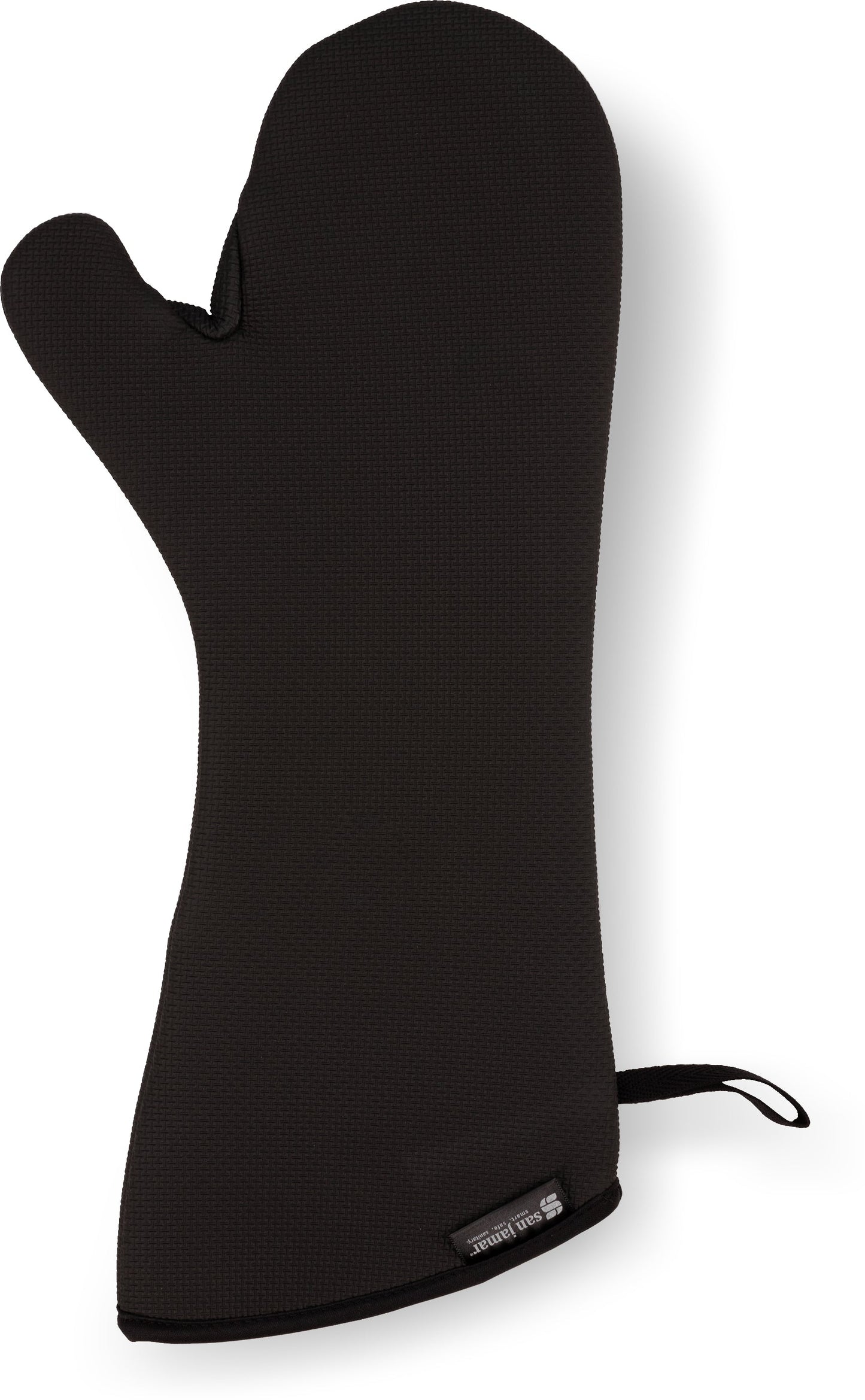 San Jamar | UltiGrips Oven Mitt, 17", Black Neoprene