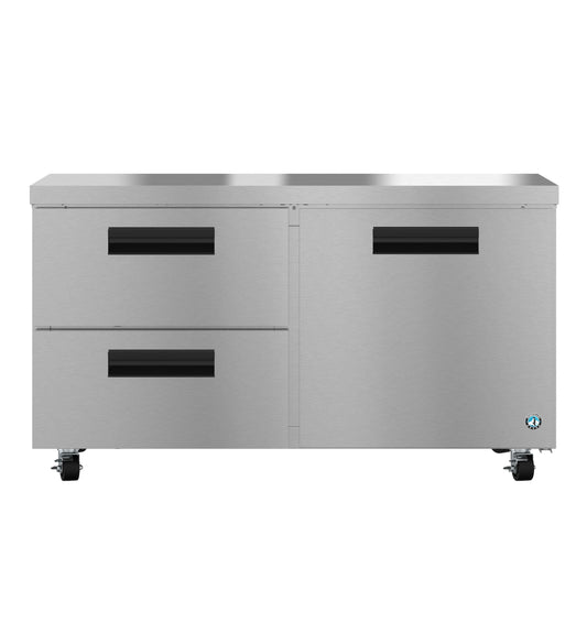 Hoshizaki UR60B-D2 Undercounter Refrigerator, 2 Drawers, Single Door, 60", 115 V - UR60B-D2