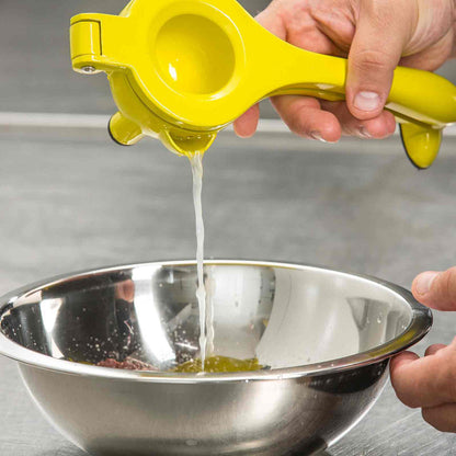 TableCraft | Citrus Squeezer, Coated Aluminum, Yellow