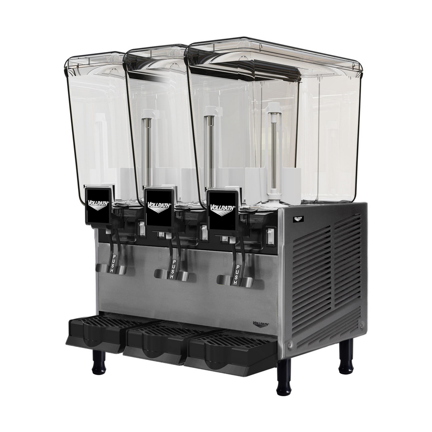 Vollrath | Refrigerated Triple Beverage Dispenser, 3 x 5.28 Gal Bowls