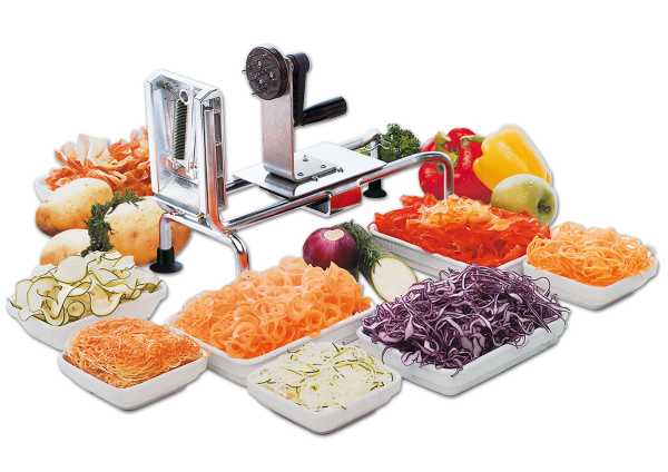 Bron Coucke | Le Rouet Professional Turning Spiral Slicer - ChefEquipment.com