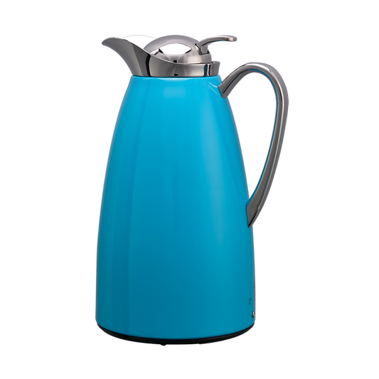 Service Ideas | Classy Vacuum Insulated Carafe, 1 L, Stainless Steel/Blue