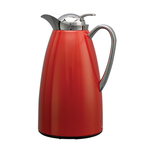 Service Ideas | Classy Vacuum Insulated Carafe, 1 L, Stainless Steel/Red