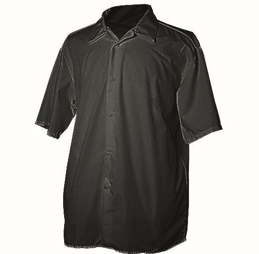 Blackwood | Dishwasher Shirt with Plastic Button, Black, Medium, FINAL SALE