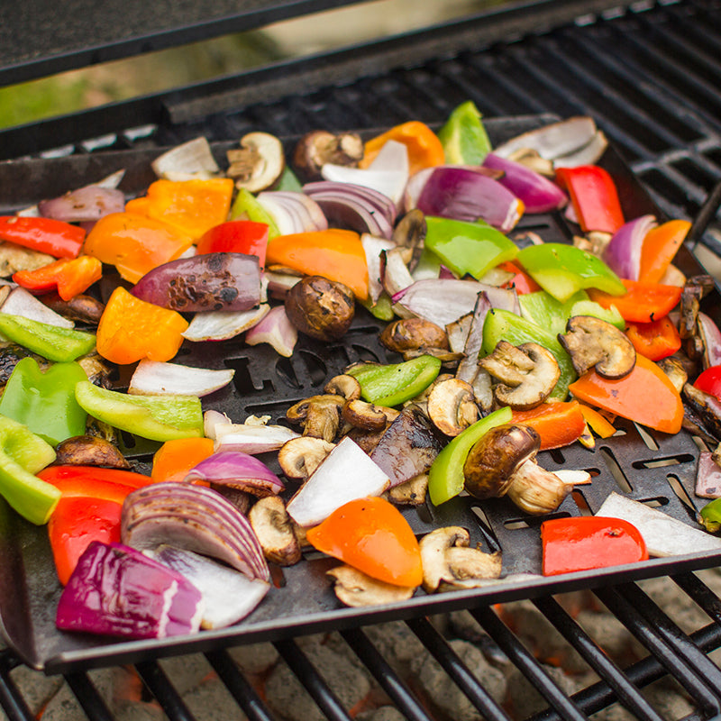 Lodge | Grilling Pan with Handles,  12" x 13", Carbon Steel