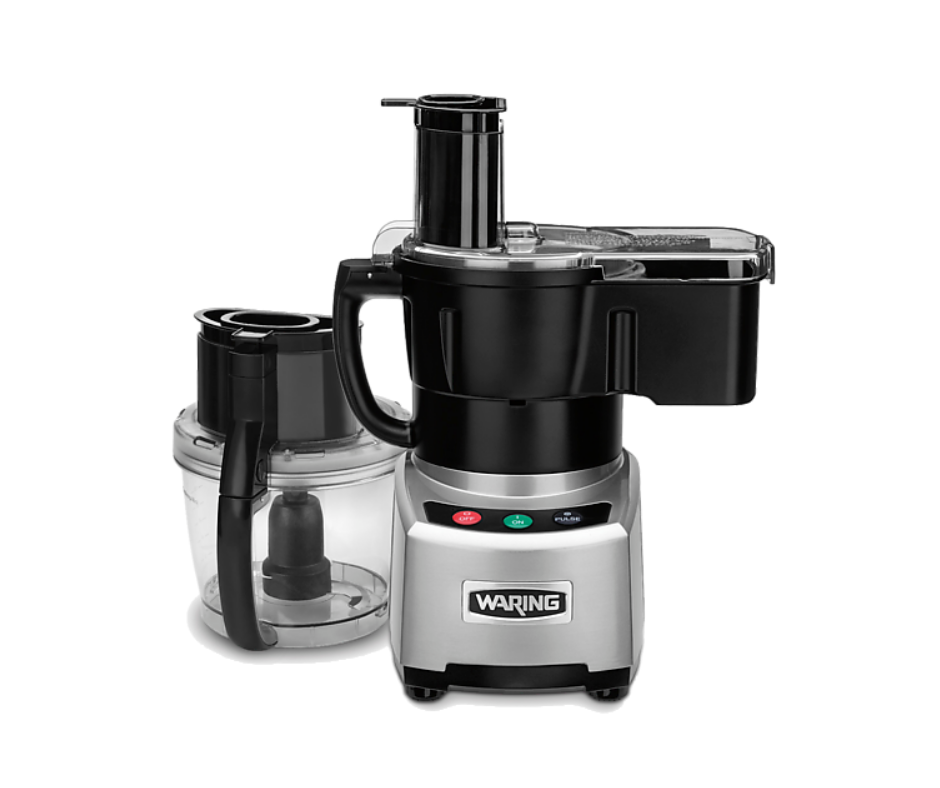 Waring | 4 qt Combination Bowl Cutter Mixer & Continuous-Feed Food Processor w/ Liquilock - ChefEquipment.com