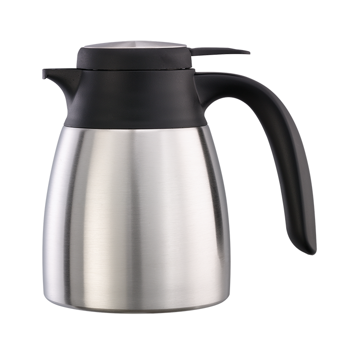 Service Ideas | Flow Control Vacuum Insulated Carafe, 0.6 L, Stainless Steel