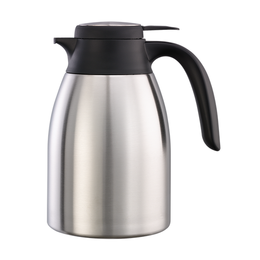 Service Ideas | Flow Control Vacuum Insulated Carafe, 1.2 L, Stainless Steel