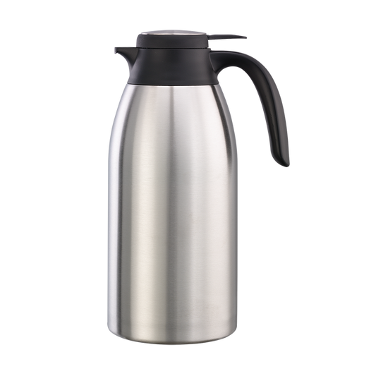 Service Ideas | Flow Control Vacuum Insulated Carafe, 2 L, Stainless Steel